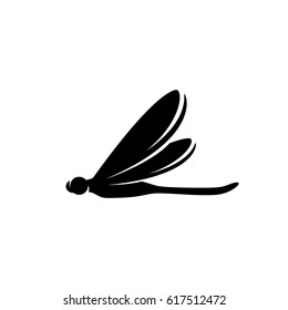 Dragonfly icon. Vector logo illustration isolated sign symbol