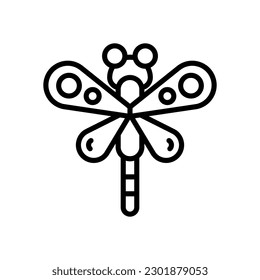 dragonfly icon for your website design, logo, app, UI. .
