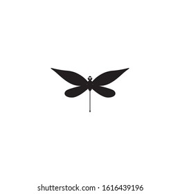 Dragonfly illustration icon design template vector