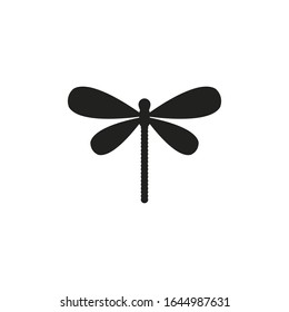 Dragonfly illustration icon design template vector