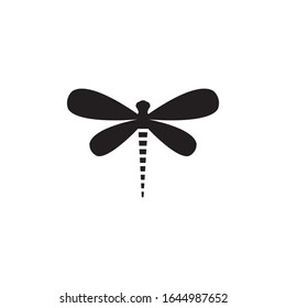 Plantilla de diseño de icono de la ilustración de la libélula vectorial