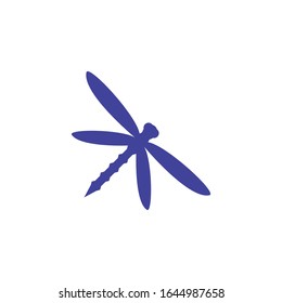 Dragonfly illustration icon design template vector
