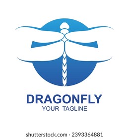 Design-Vorlage für Drachengrafiken, Vektorgrafik. Logo für Natur, Abzeichen und Identität