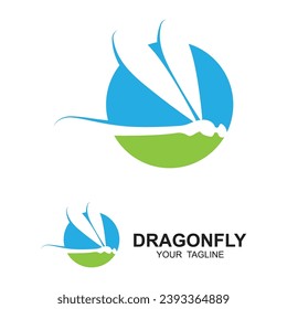 Design-Vorlage für Drachengrafiken, Vektorgrafik. Logo für Natur, Abzeichen und Identität