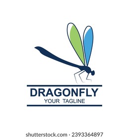 Design-Vorlage für Drachengrafiken, Vektorgrafik. Logo für Natur, Abzeichen und Identität