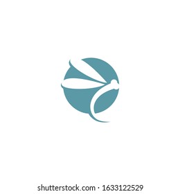 Dragonfly illustration
 logo vector template