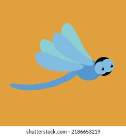 dragonfly, insect, illustration, side view