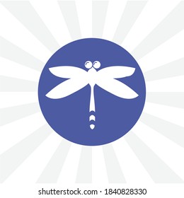 dragonfly isolated vector icon. design element