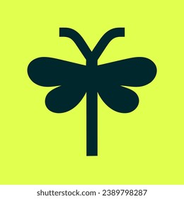 dragonfly logo for business. vector
