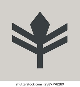 Libellenlogo für Unternehmen. Vektorgrafik