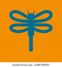 dragonfly logo for business. vector