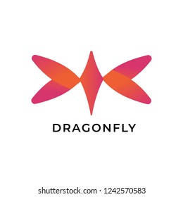 dragonfly logo design 