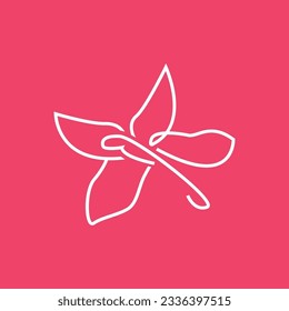 Dragonfly Logo, Flying Animal Design, Insect Vector Illustration Template
