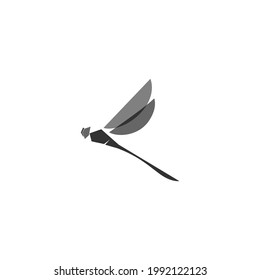 Dragonfly logo icon design concept template illustration vector