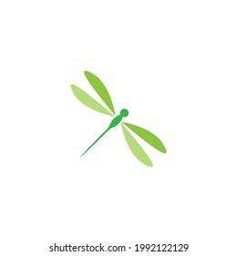 Dragonfly logo icon design concept template illustration vector