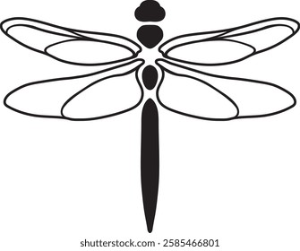 Dragonfly Logo Dragonfly Symbol Dragonfly Icon