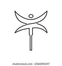 dragonfly logo template Isolated. Brand Identity. Icon Abstract Vector graphic