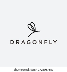 dragonfly logo / dragonfly vector