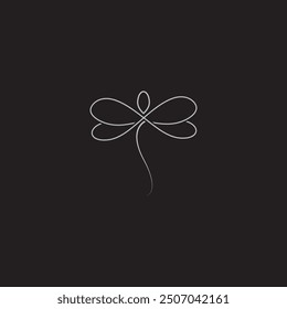 Dragonfly Logo Vektor Symbol Illustration Designvorlage