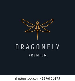 Dragonfly Logo Vector Sign Symbol Icon