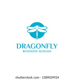 Dragonfly Logo.Dragonfly Logo Design Template