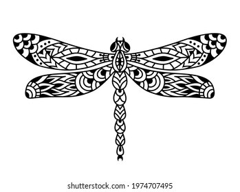 Download Dragonfly Mandala High Res Stock Images Shutterstock