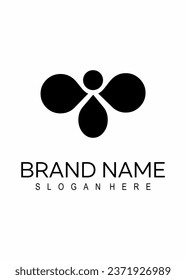 dragonfly minimalyst vector logo design