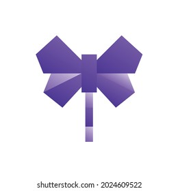 Dragonfly Origami Gradient Flat Icon Logo Illustration Vector Isolated. Origami and Paper Craft Icon-Set. Suitable for Web Design, Logo, App. 