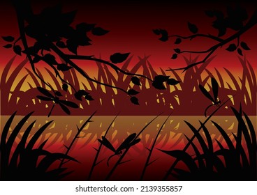 dragonfly in the twilight wilderness 2