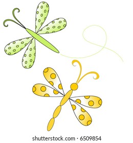 Dragonfly vector.