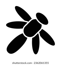 Icono De Glifo Vector De La Vécula De Dragonfly Para Uso Personal Y Comercial.
