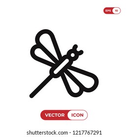 Dragonfly vector icon