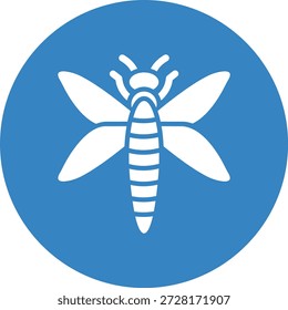 Dragonfly Vektor Symbol Design Illustration