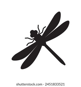 dragonfly vector icon illusration logo design