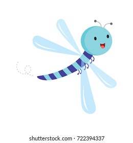 Dragonfly. Vector illustration of a dragonfly.