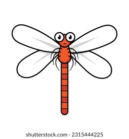 dragonfly vector image for kids