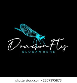 DRAGONFLY VECTOR FOR LOGO COMPANY