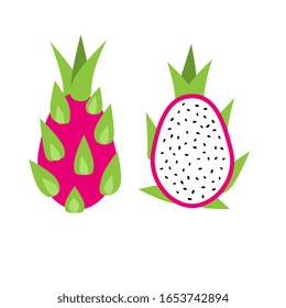 Dragonfruit Vector Simple Isolated Icon