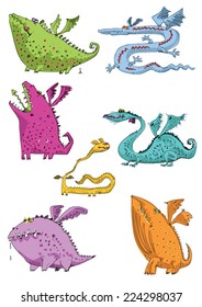 dragons - cartoon