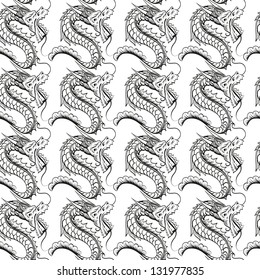 Dragons pattern, chinese motifs