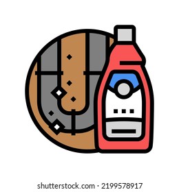 drain cleaner detergent color icon vector. drain cleaner detergent sign. isolated symbol illustration