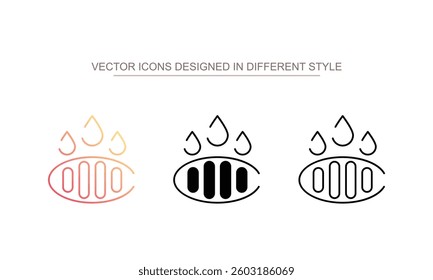 Drain icon design with white background stock illustration

