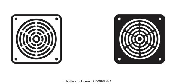 Drain Icon set in black color for ui designs