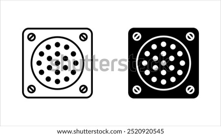 Drain icon set. drainage vector illustration on white background