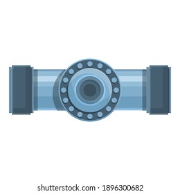 Drain pipe icon. Cartoon of drain pipe vector icon for web design isolated on white background