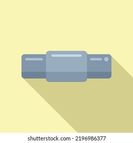 Drain Pipe Icon Flat Vector. Water Pipeline. Service Plumber