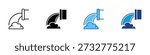 Drain Pipe Multiple Style Icon Design Vector - Pipe releasing water flow, representing drainage systems and wastewater discharge