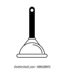 drain plunger tool icon image 