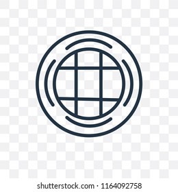 Drain vector icon isolated on transparent background, Drain logo concept