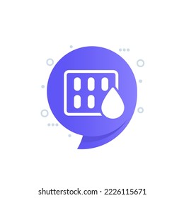 drainage or drain icon, vector